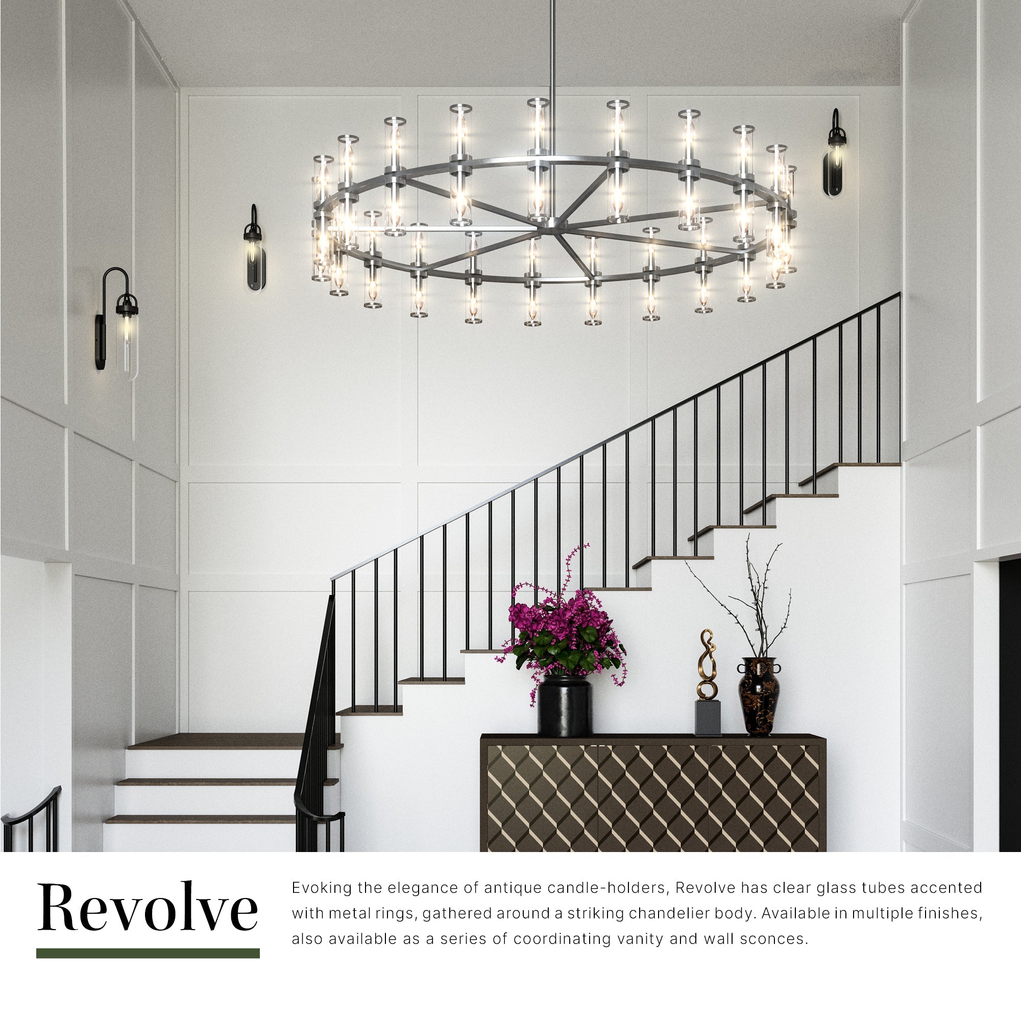 Revolve 61-in Chandelier