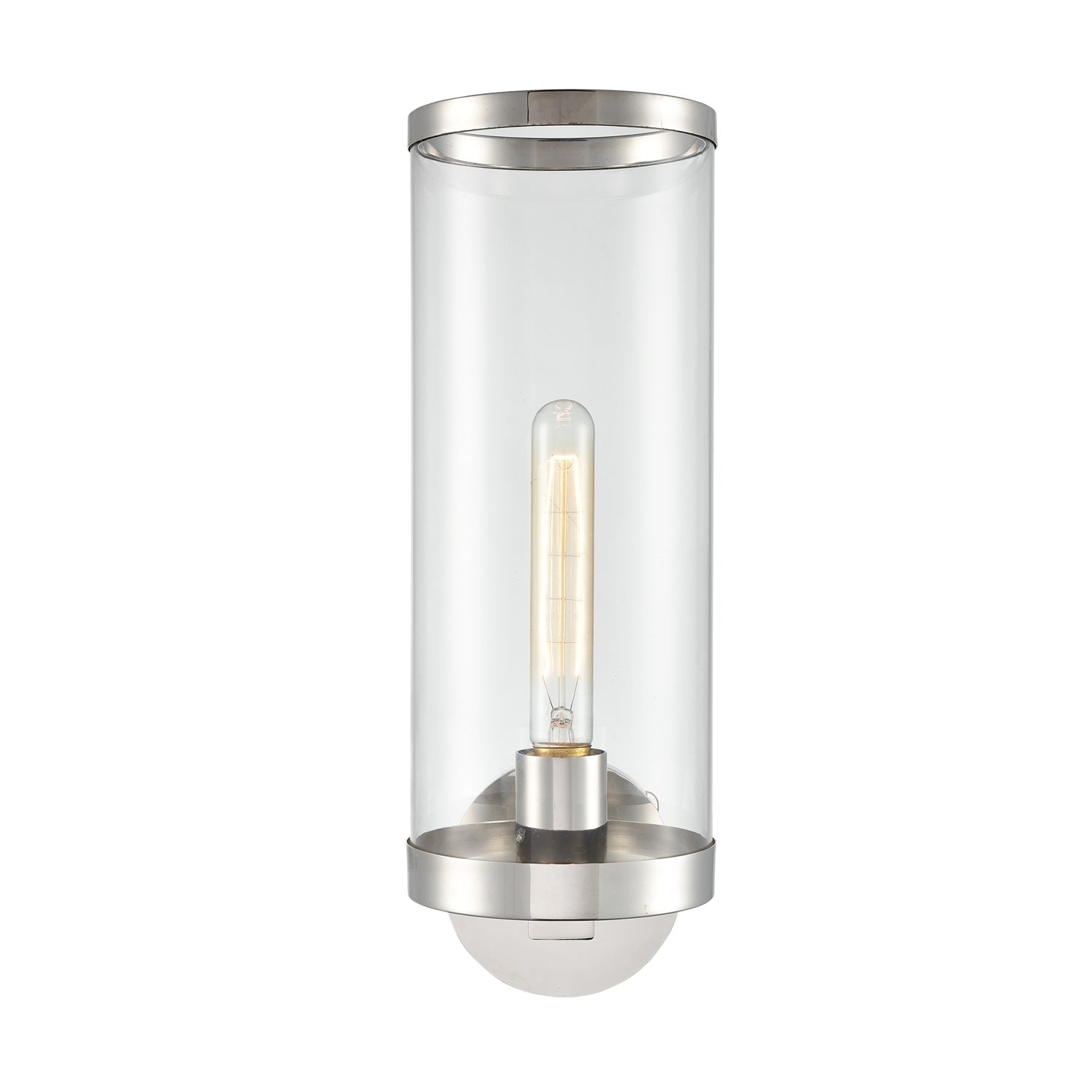 Revolve II 16-in Wall/Vanity Light — Clear Glass/Polished Nickel