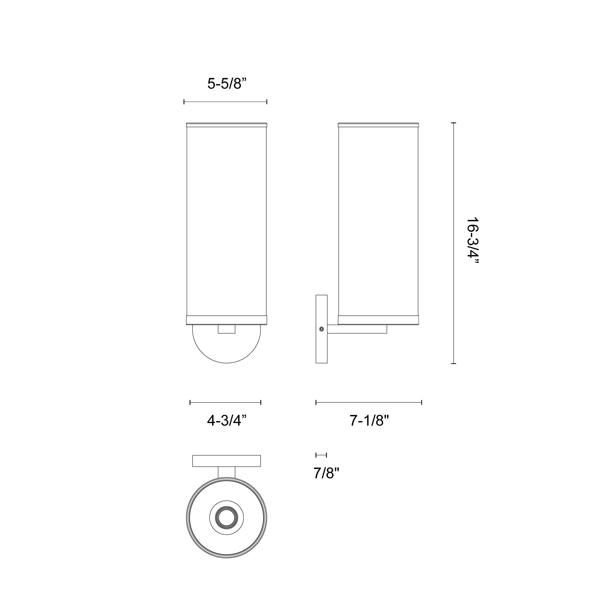 Revolve II 16-in Wall/Vanity Light