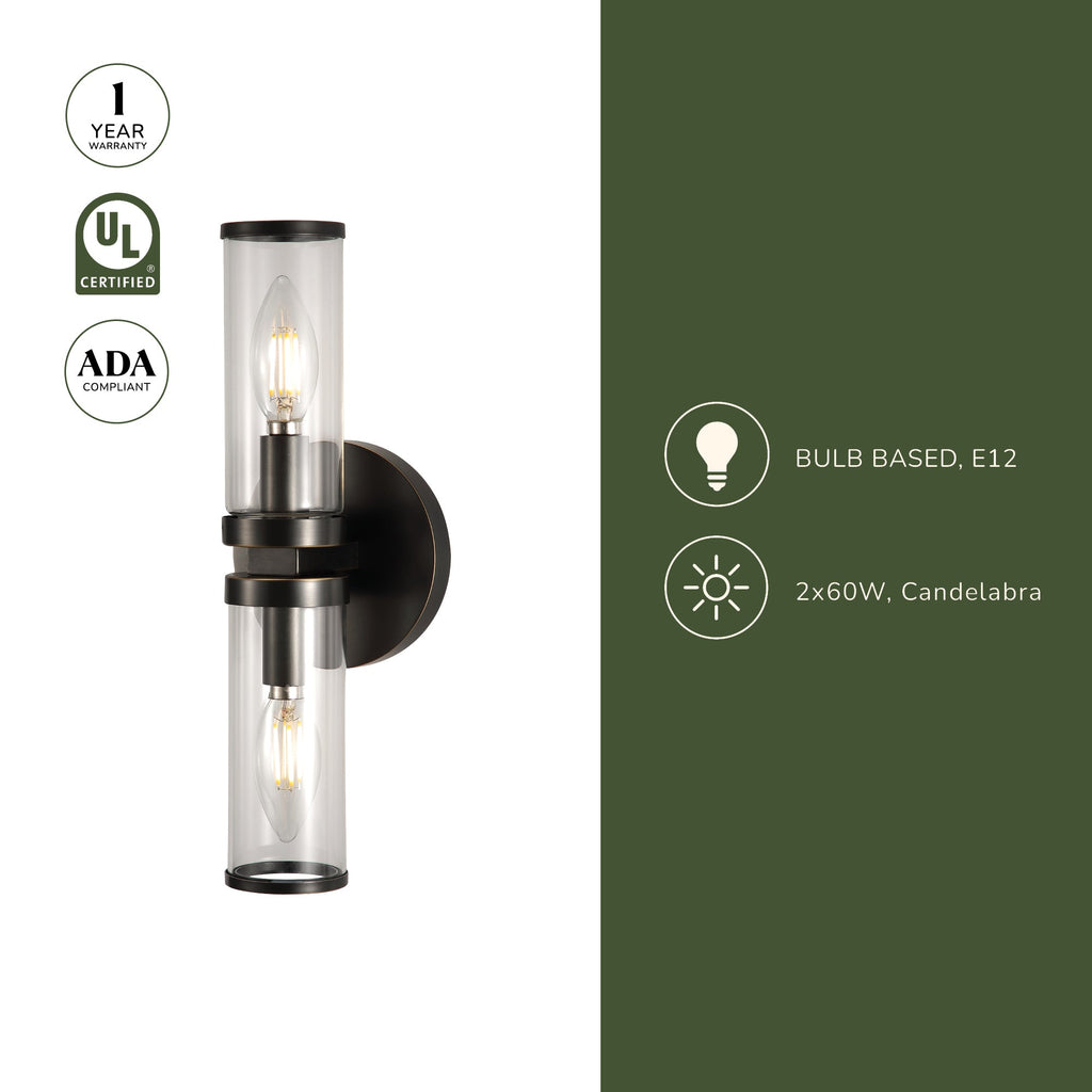 Revolve 12-in Wall/Vanity Light
