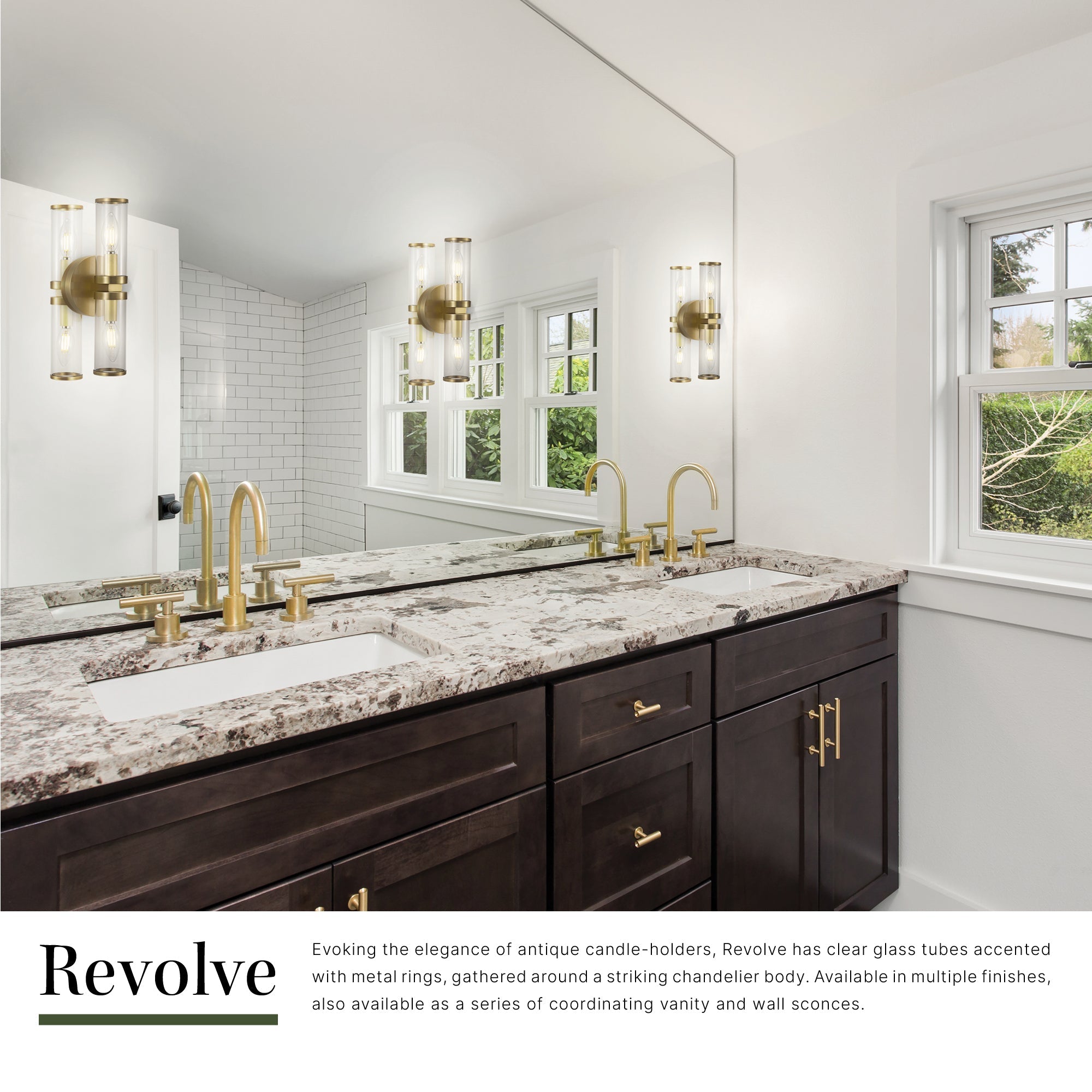 Revolve 12-in Wall/Vanity Light