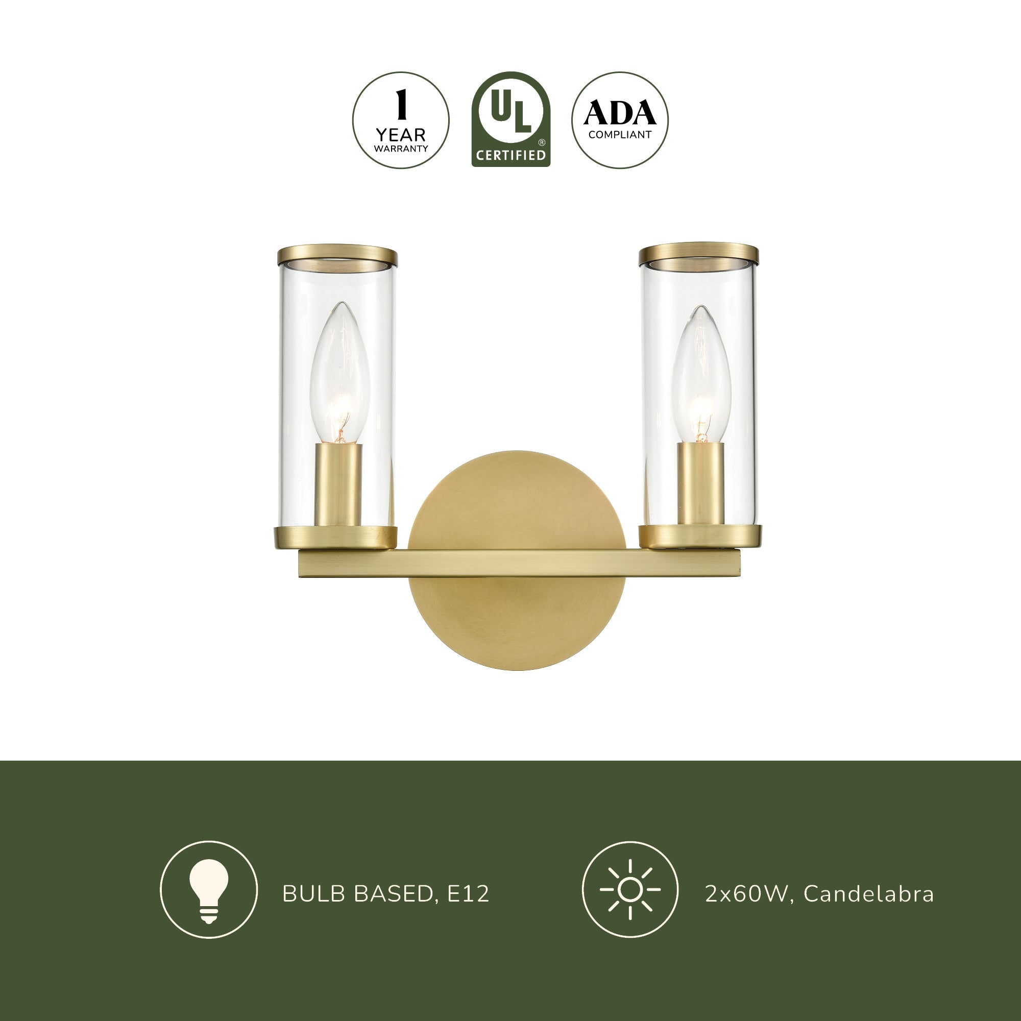 Revolve 10-in Wall/Vanity Light