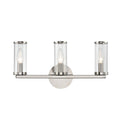 Revolve 17-in Wall/Vanity Light — Clear Glass/Polished Nickel