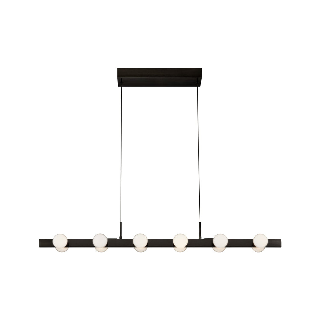 Rezz 36-in Linear Pendant — Black