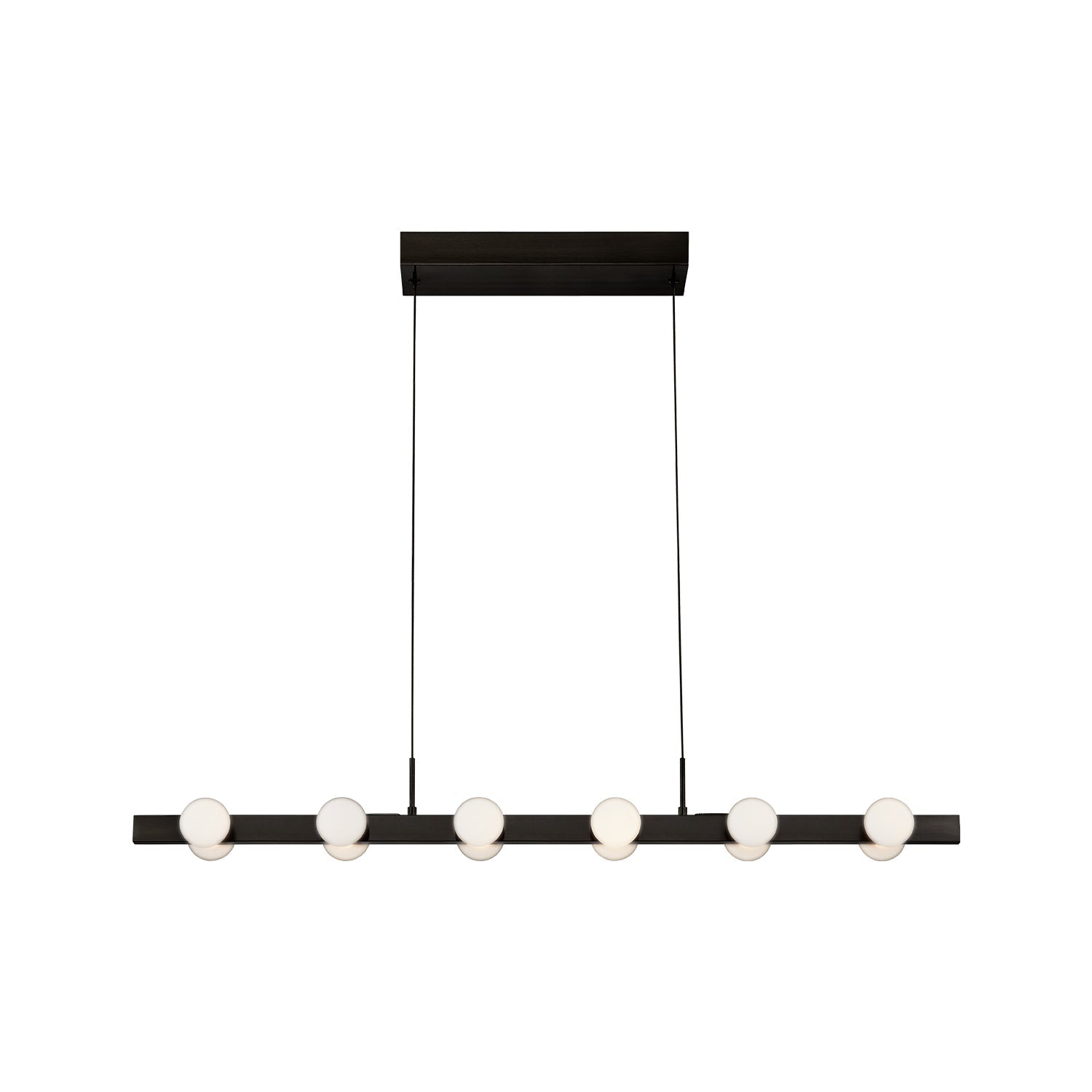 Rezz 36-in Linear Pendant — Black