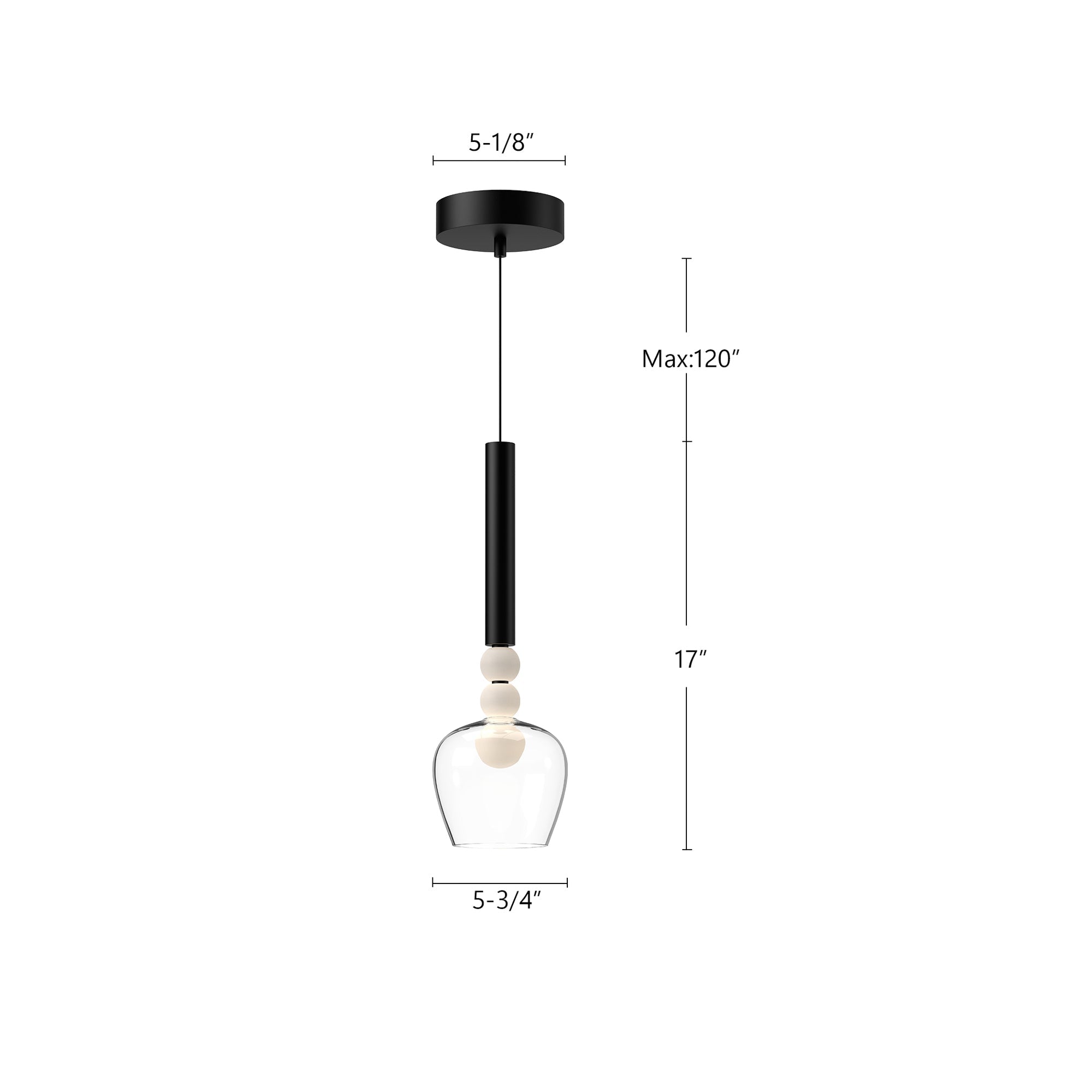 Rise 6-in Pendant