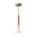Rise 6-in Pendant — Brushed Gold/Clear [Universal Voltage]