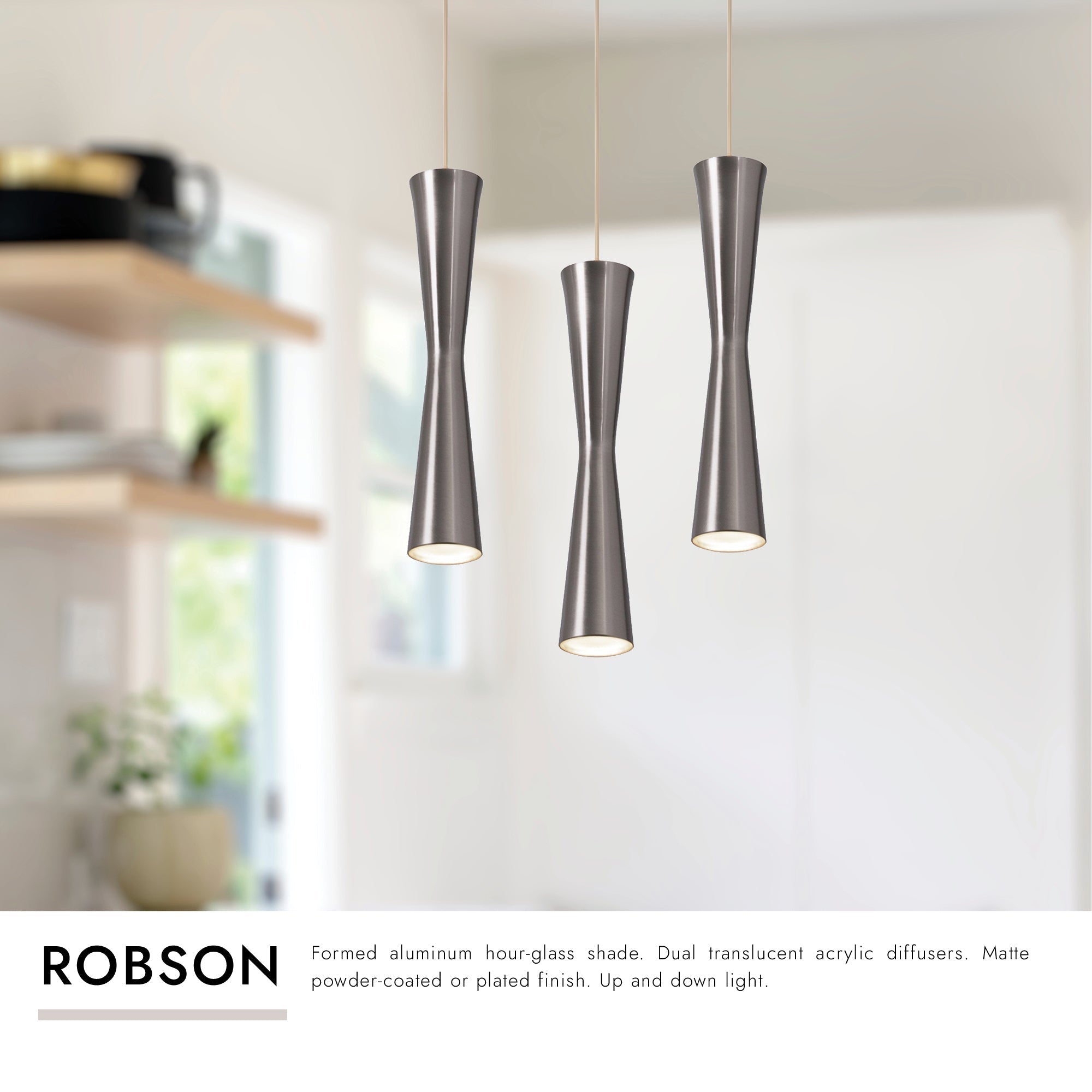 Robson 2-in 3 Head Multi Pendant