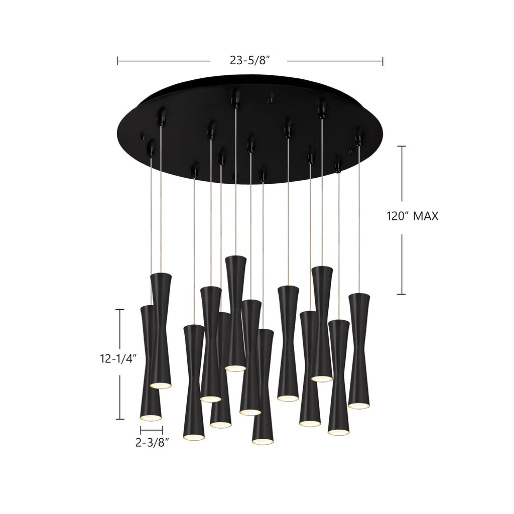 Robson 2-in 13 Head Multi Pendant