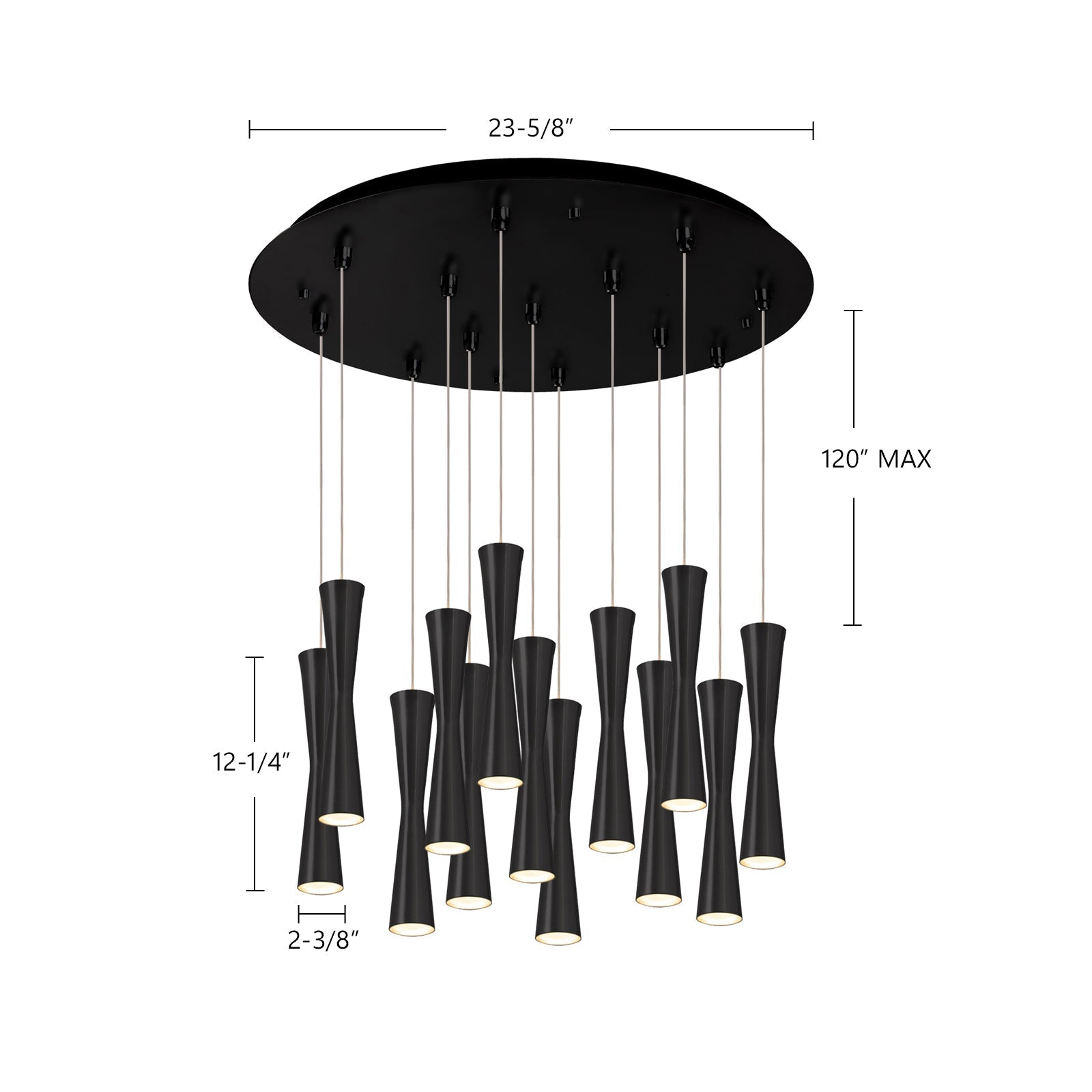 Robson 2-in 13 Head Multi Pendant
