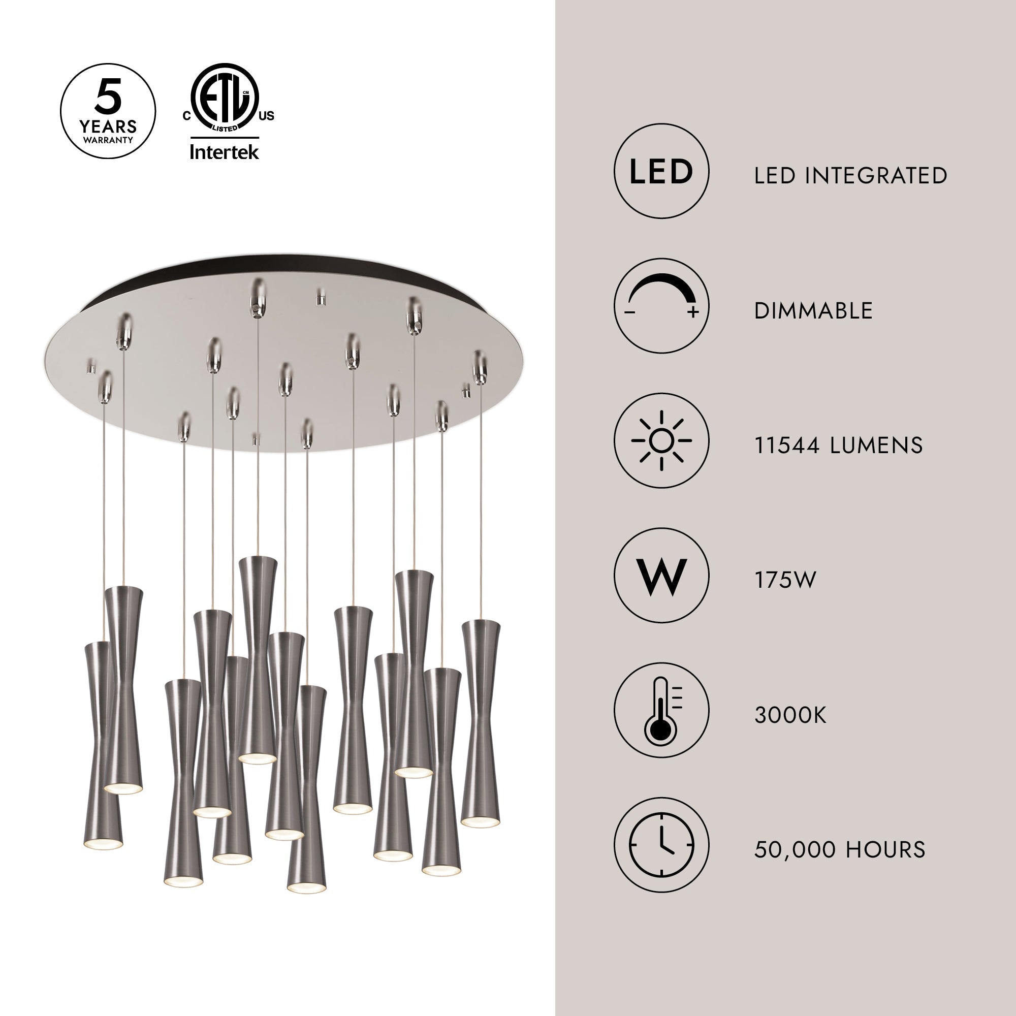 Robson 2-in 13 Head Multi Pendant