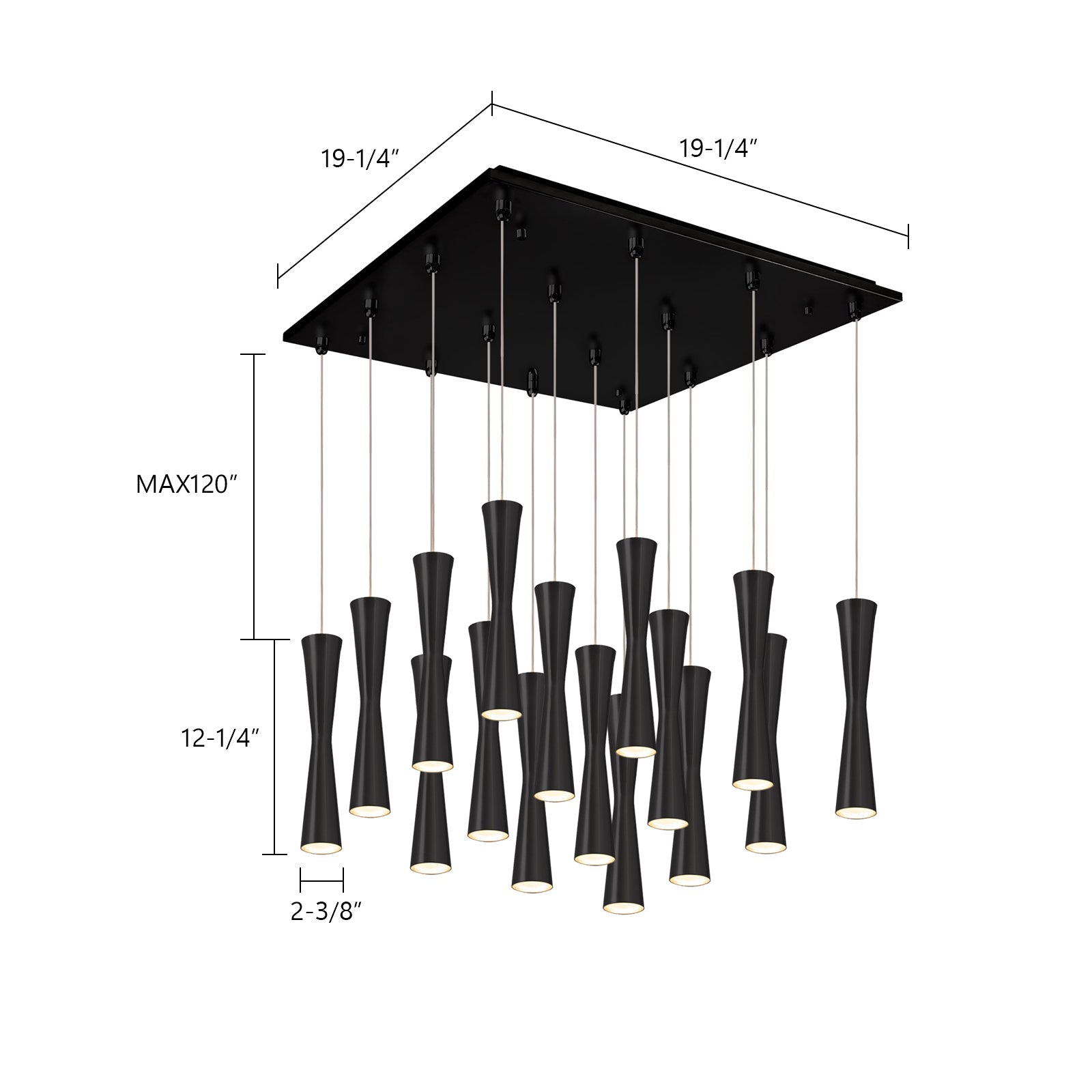 Robson 2-in 16 Head Multi Pendant
