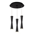 Robson 2-in 3 Head Multi Pendant — Black