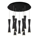 Robson 2-in 9 Head Multi Pendant — Black