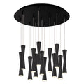 Robson 2-in 13 Head Multi Pendant — Black