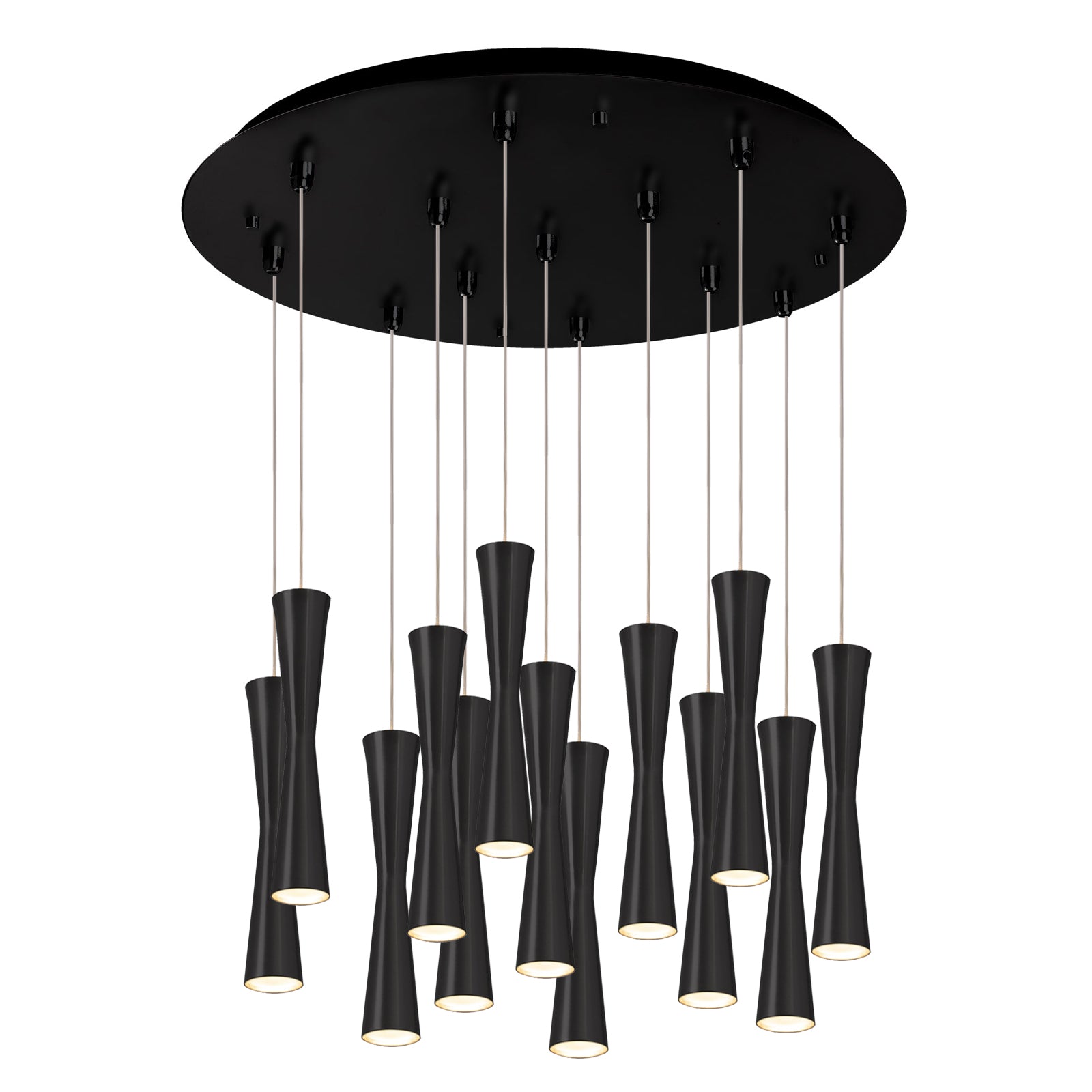 Robson 2-in 13 Head Multi Pendant — Black