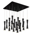 Robson 2-in 16 Head Multi Pendant — Black