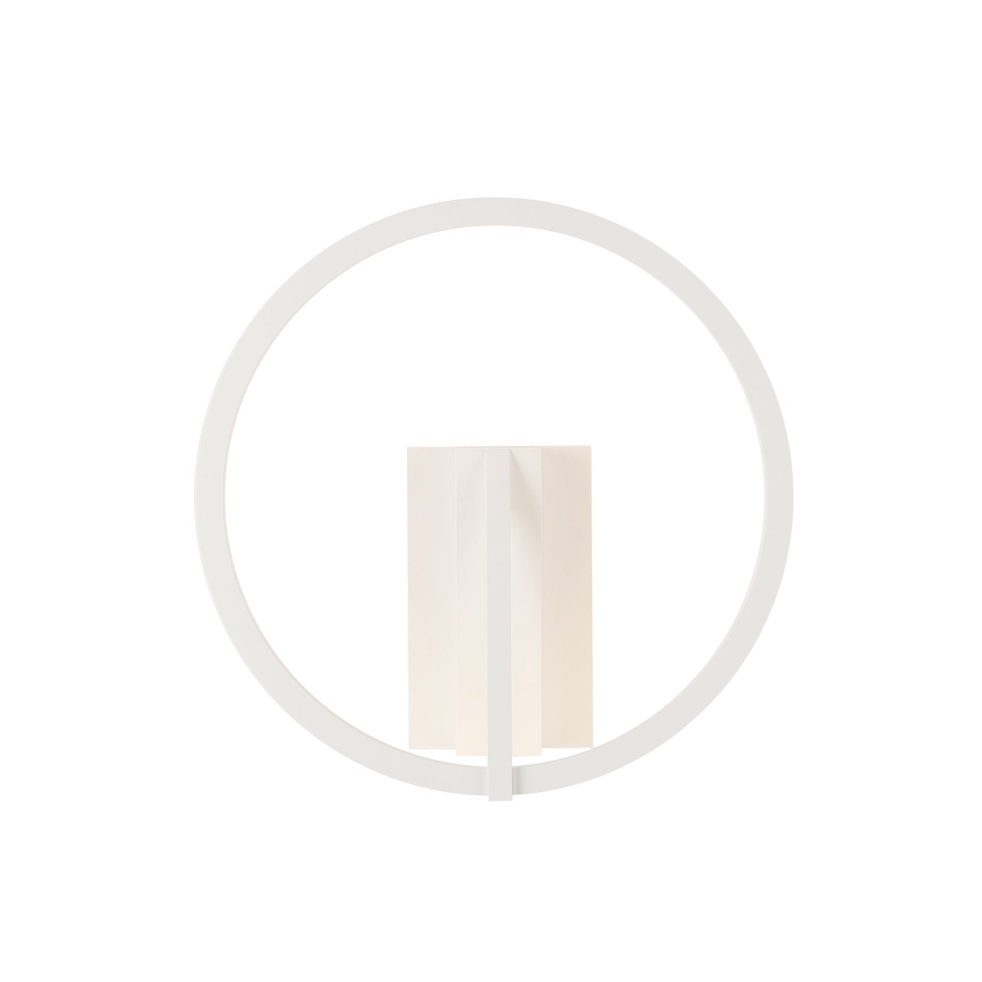 Roda 13-in Wall Sconce — White [Universal Voltage and 3 Selectable Color Temperatures]