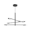 Rotaire 36-in Chandelier — Black [Universal Voltage]