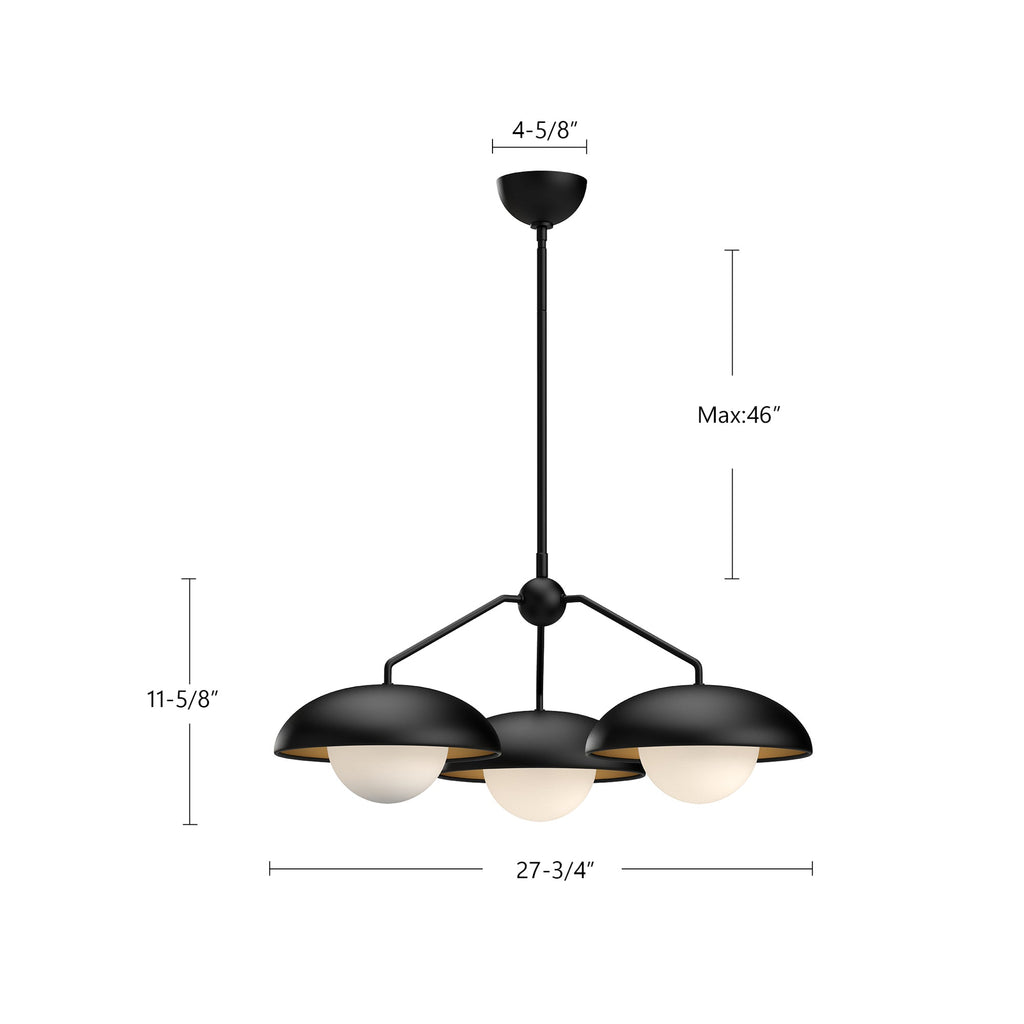 Rubio 28-in Chandelier
