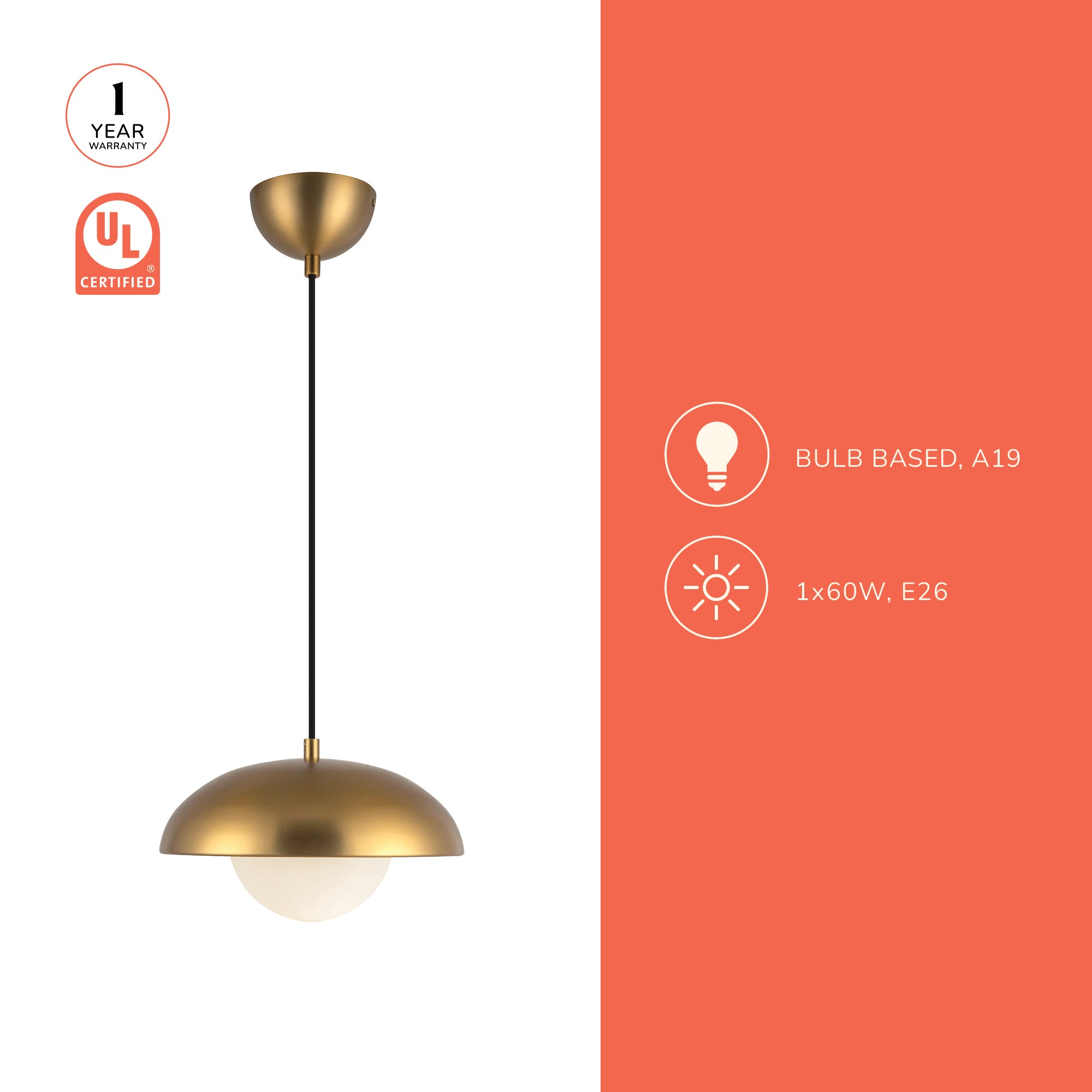 Rubio 11-in Pendant