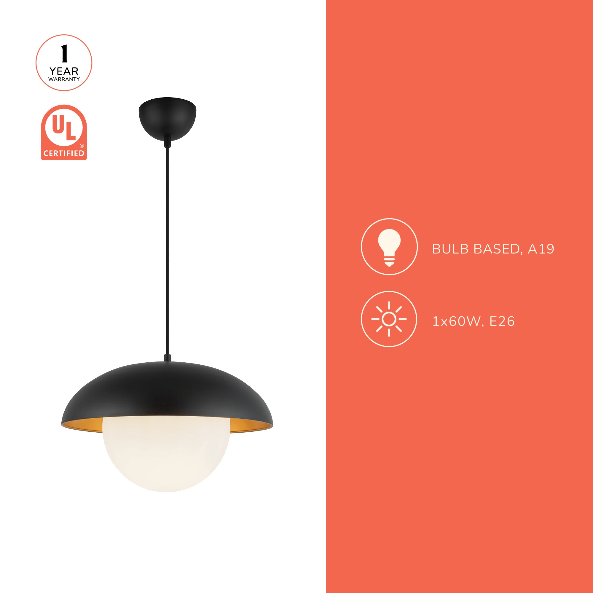 Rubio 16-in Pendant