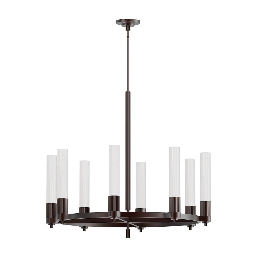 Rue 38-in Chandelier — Warm Bronze