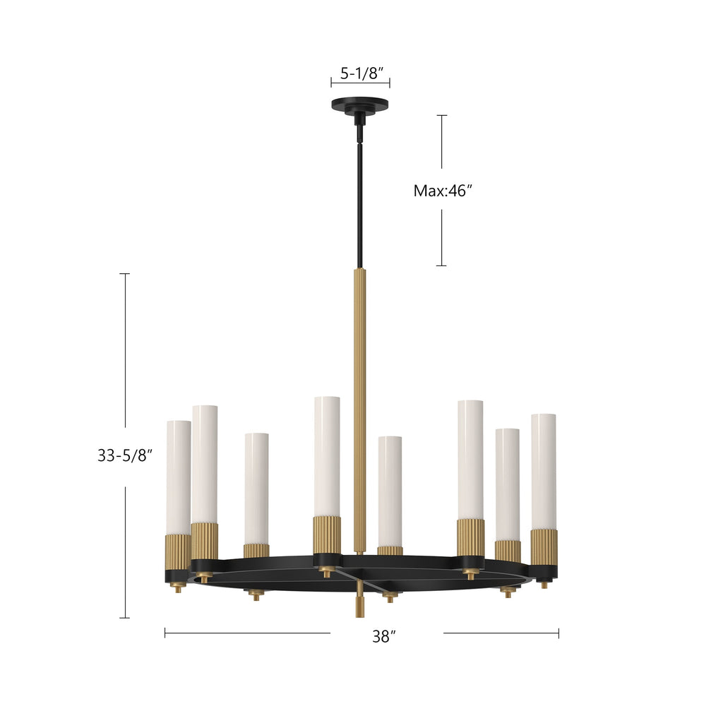 Rue 38-in Chandelier