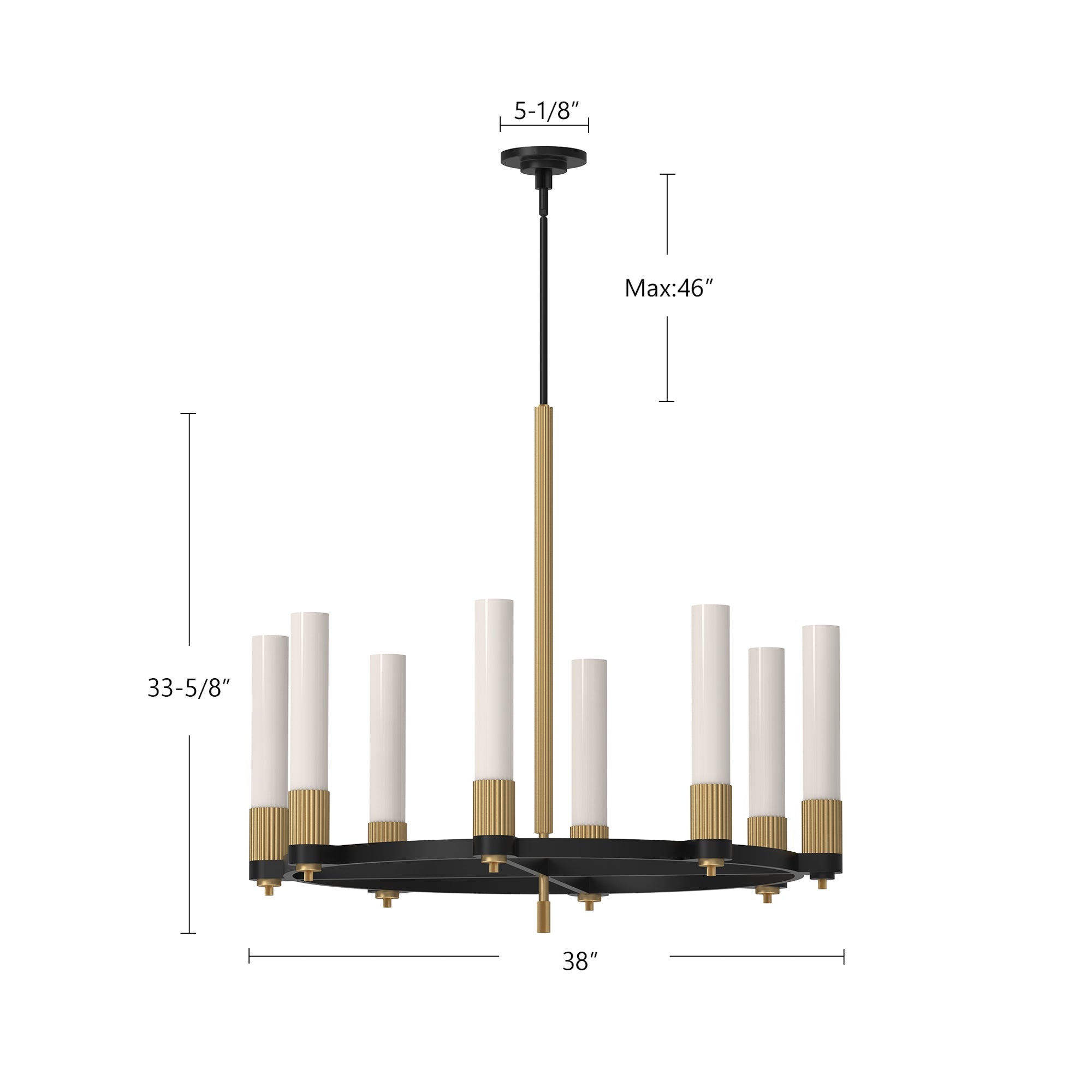 Rue 38-in Chandelier