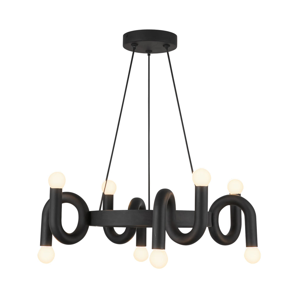 Sadie 23-in Chandelier — Matte Black