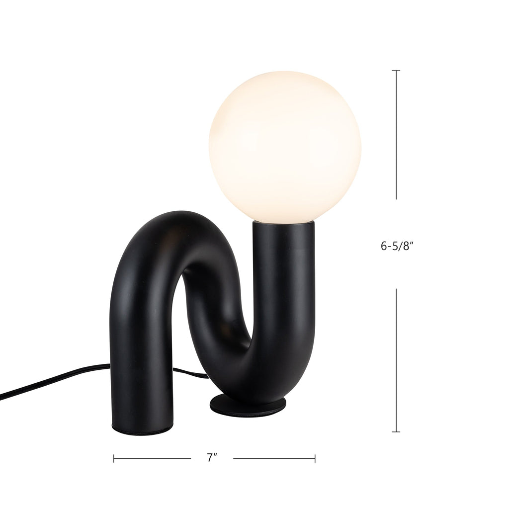 Sadie Table Lamp – Eclectic Style with Customizable Bulb Options