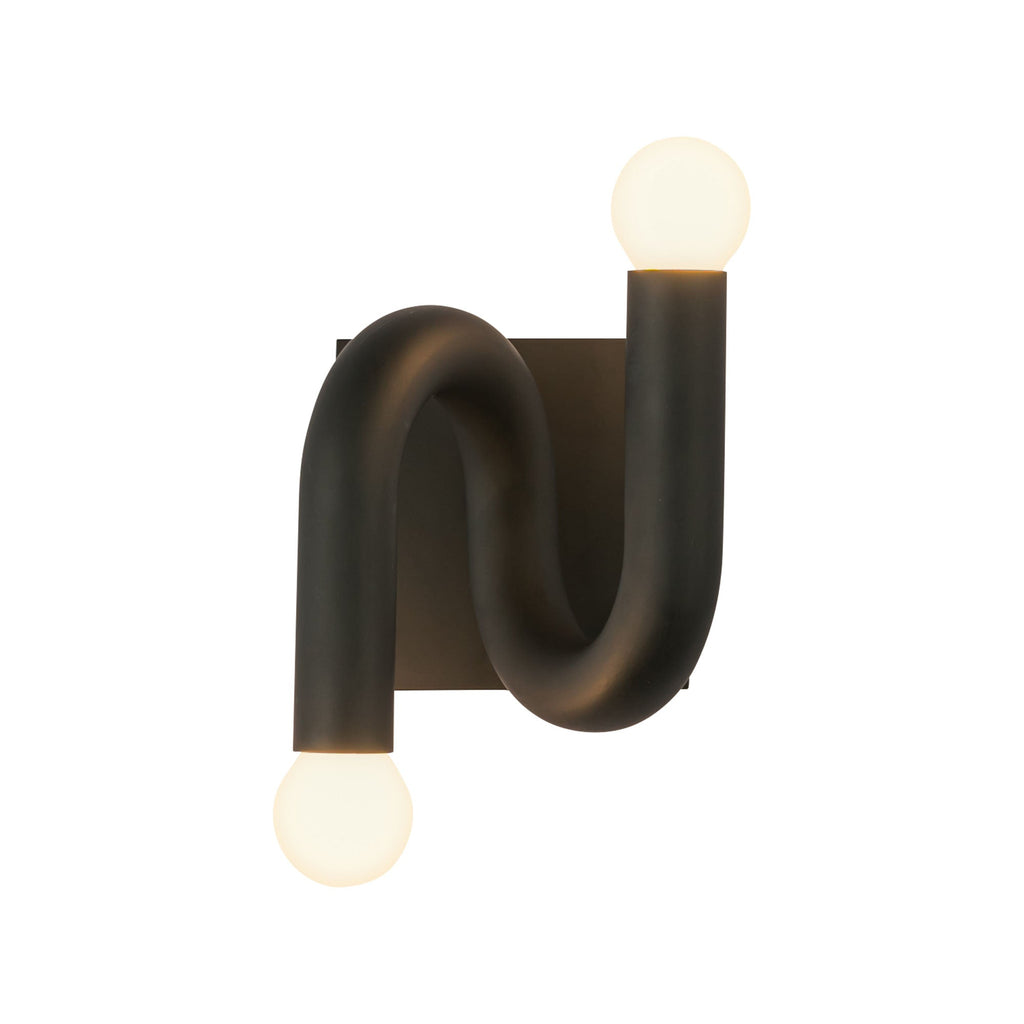 Sadie 6-in Wall/Vanity Light — Matte Black