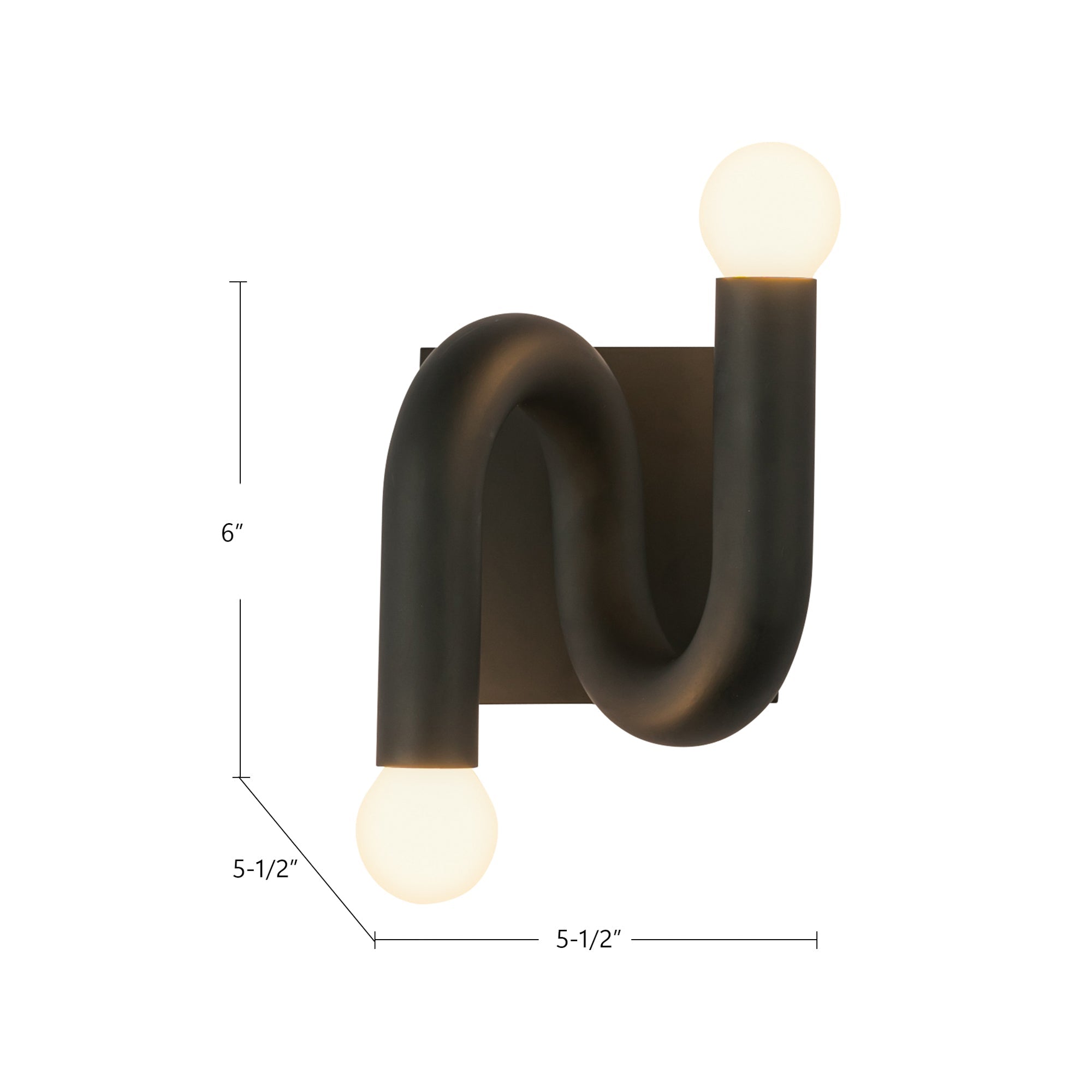 Sadie 6-in Wall/Vanity Light