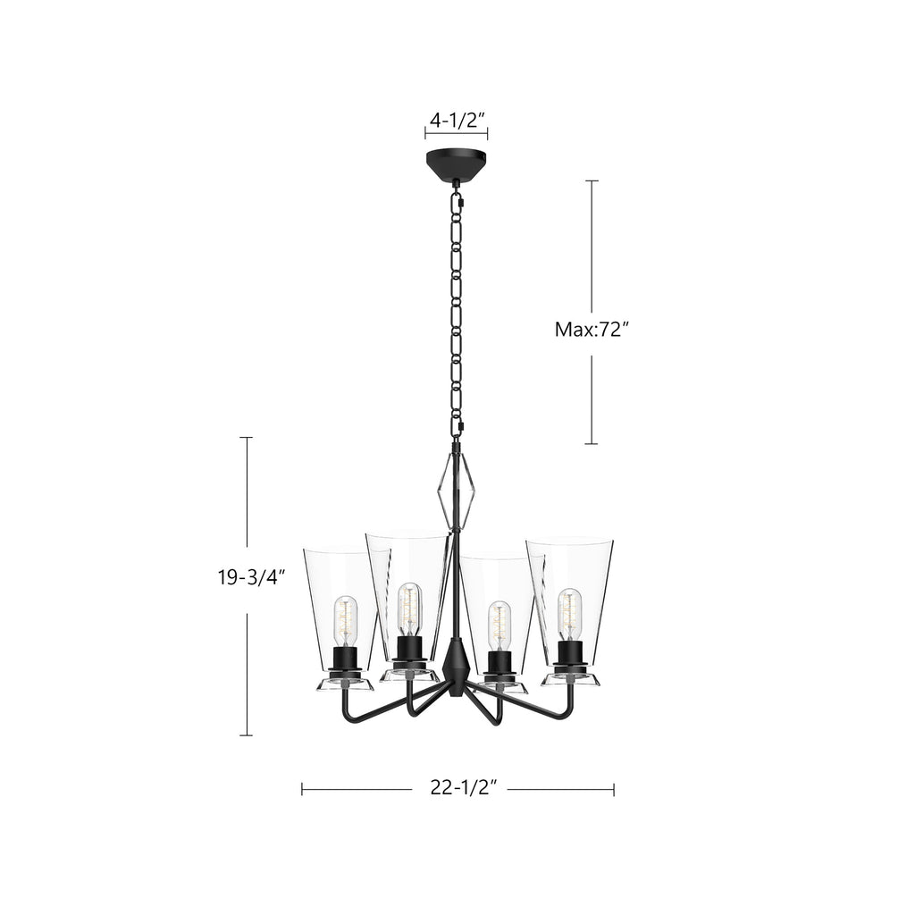Salem 23-in Chandelier