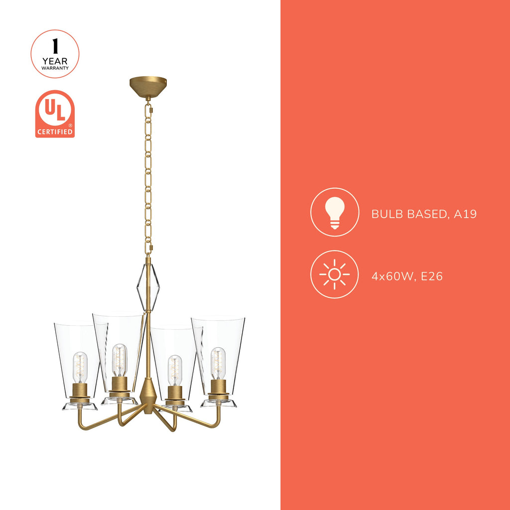 Salem 23-in Chandelier