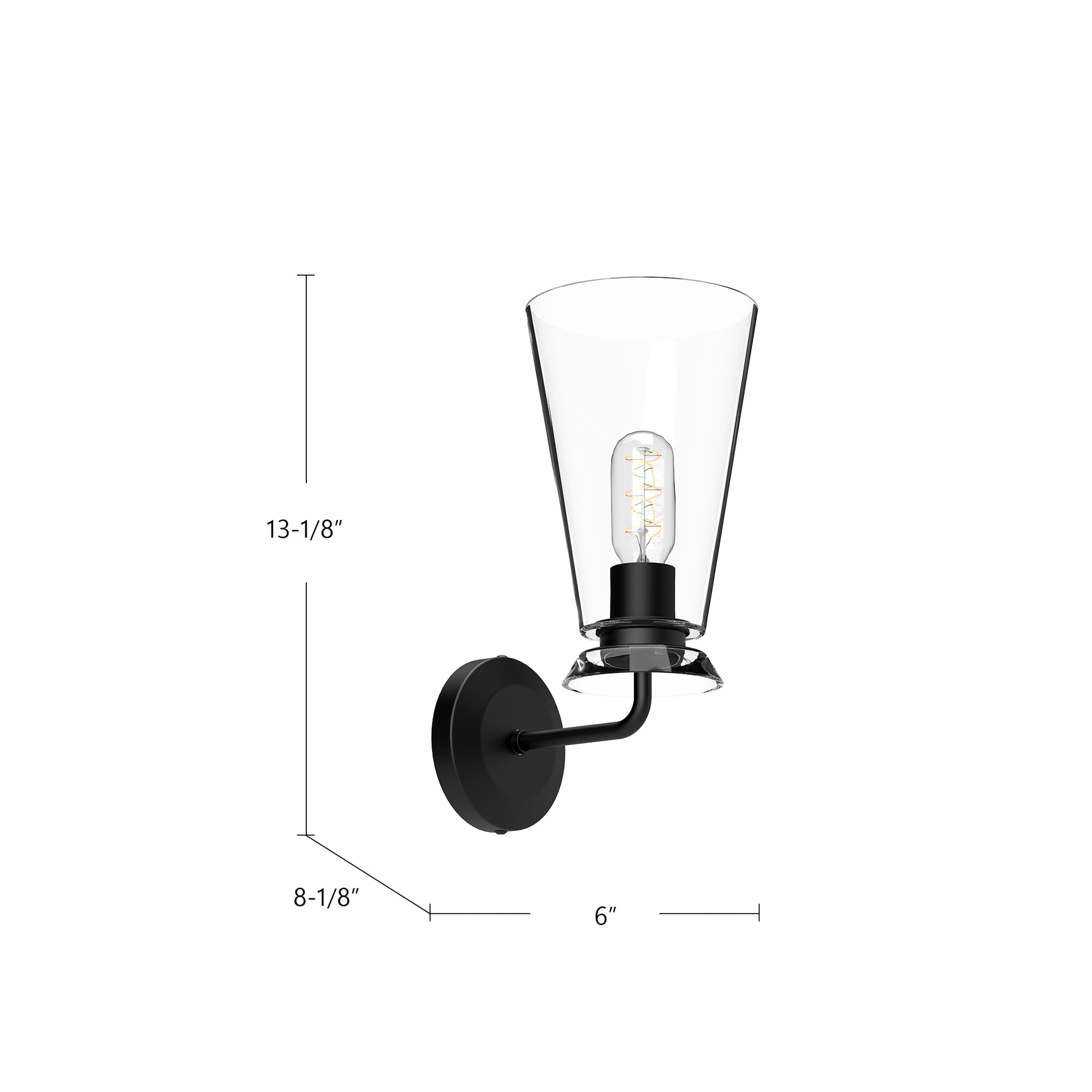 Salem 6-in Wall/Vanity Light