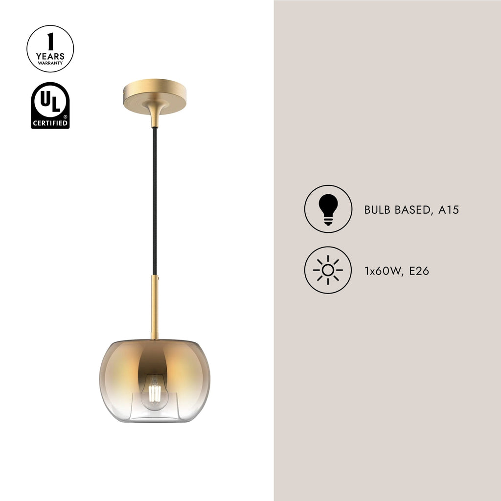 Samar 8-in Pendant