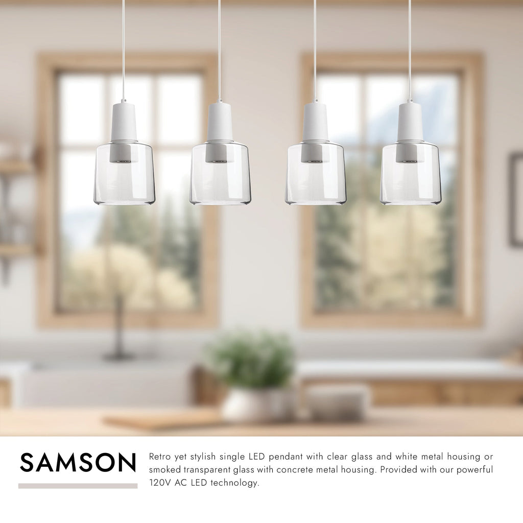 Samson 6-in 4 Head Multi Pendant