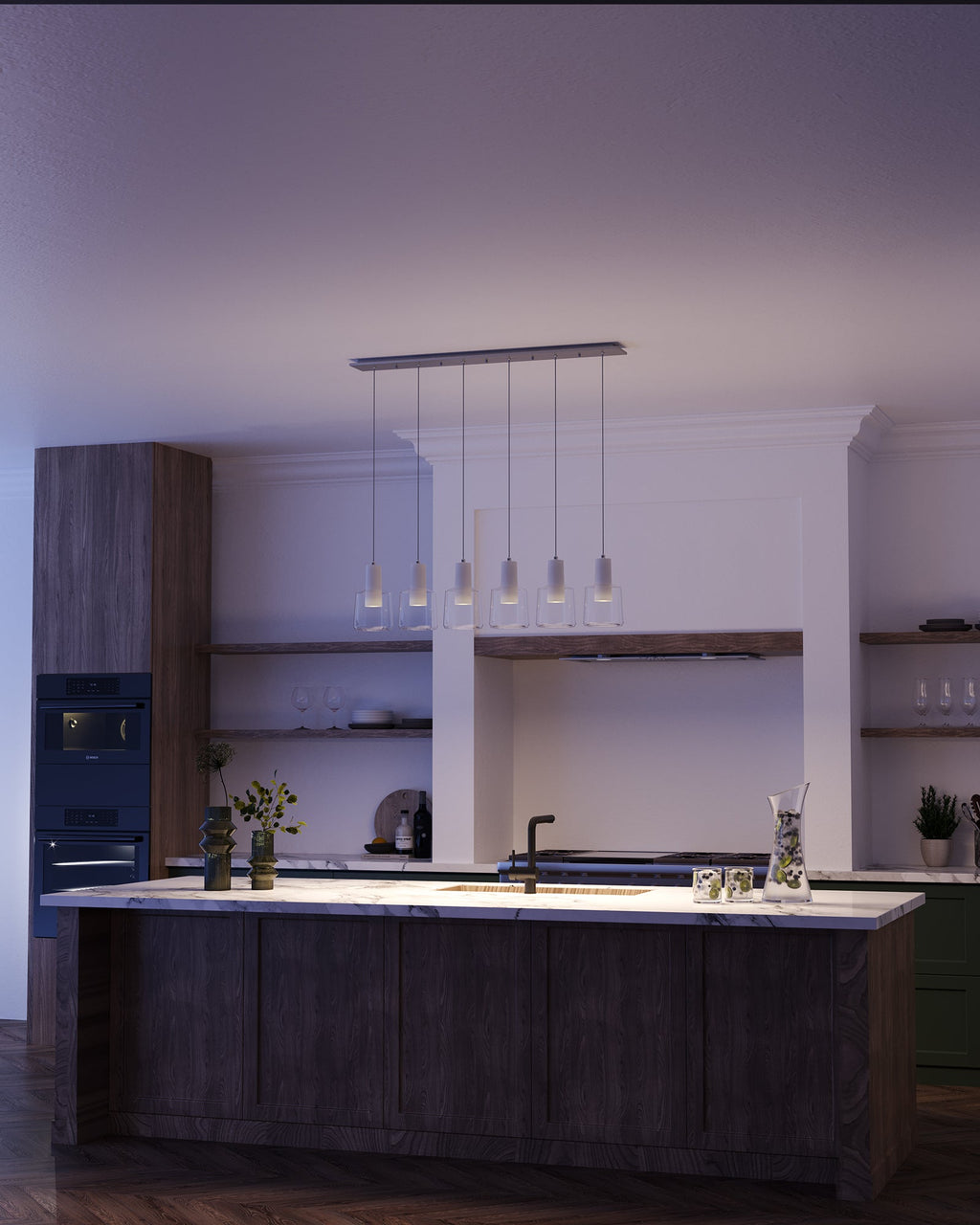 Samson 6-in 6 Head Multi Pendant