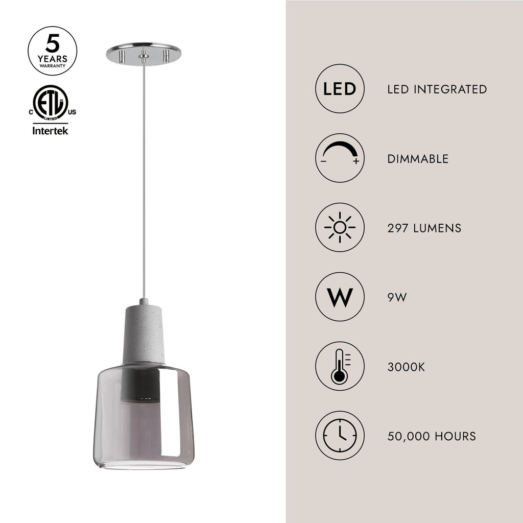 Samson 6-in Pendant