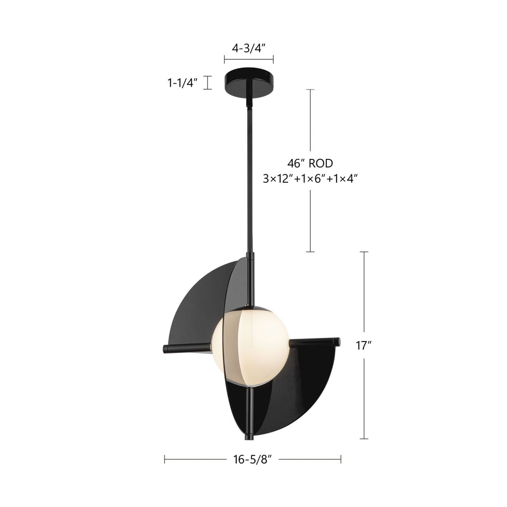 Scorpio 16-in Pendant