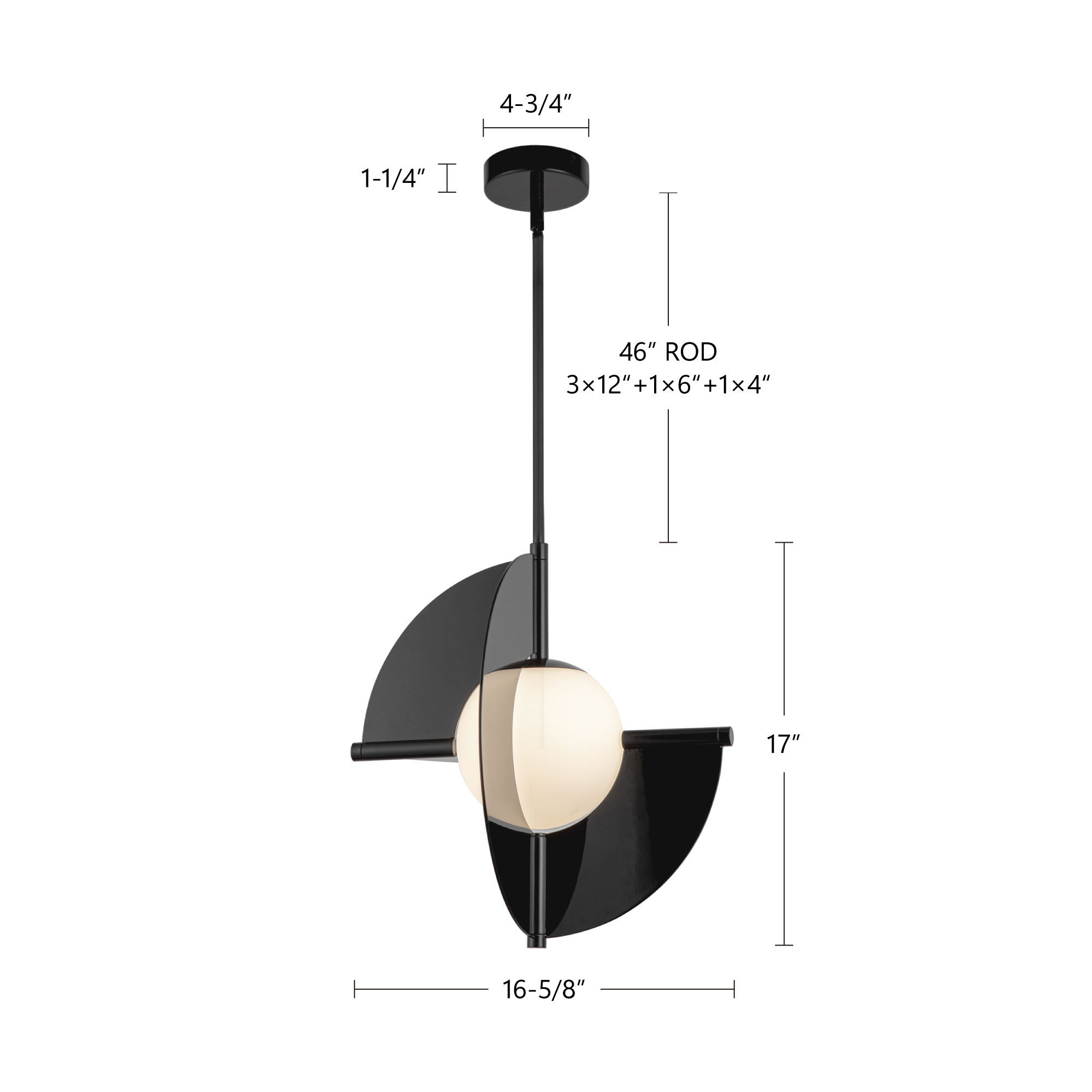 Scorpio 16-in Pendant