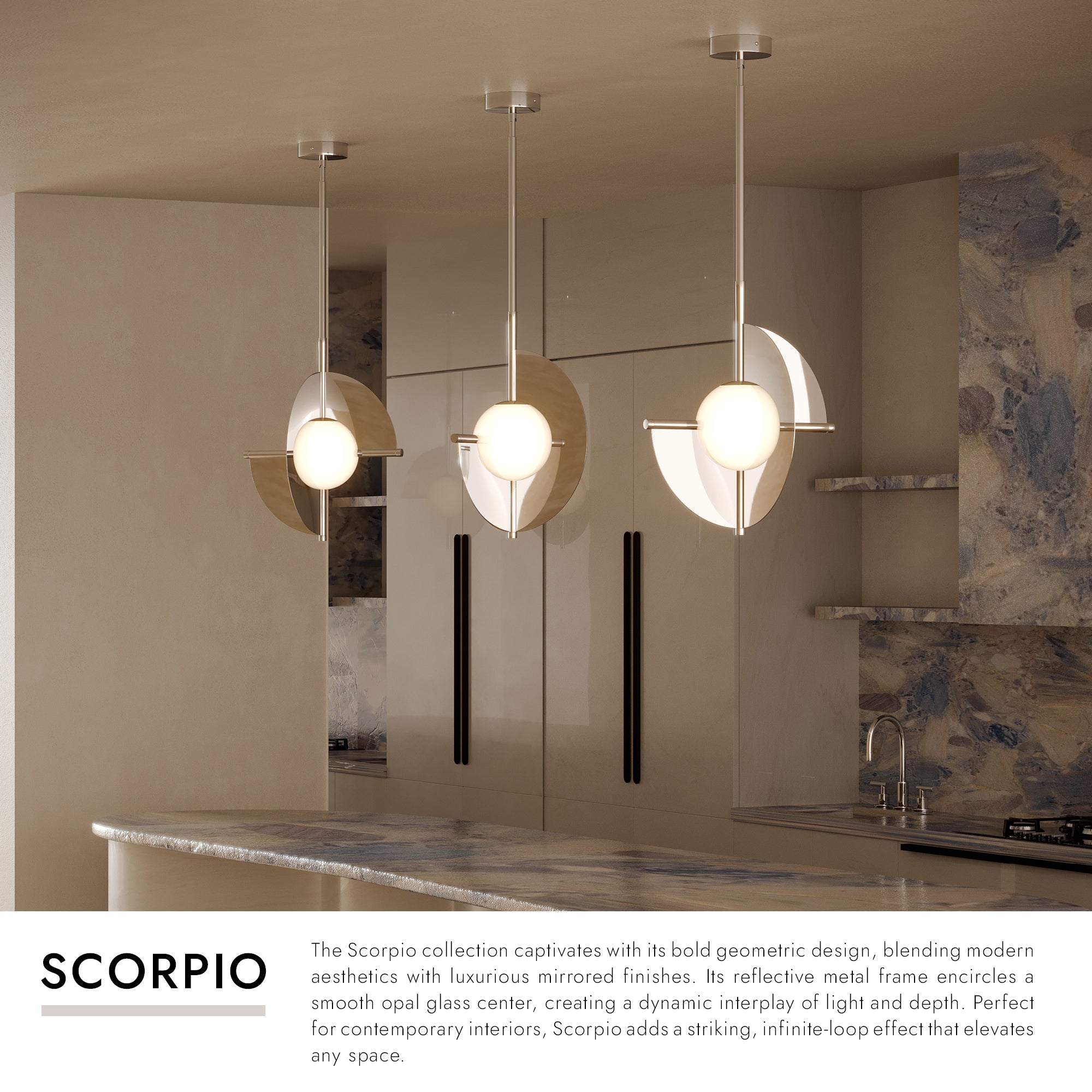 Scorpio 16-in Pendant