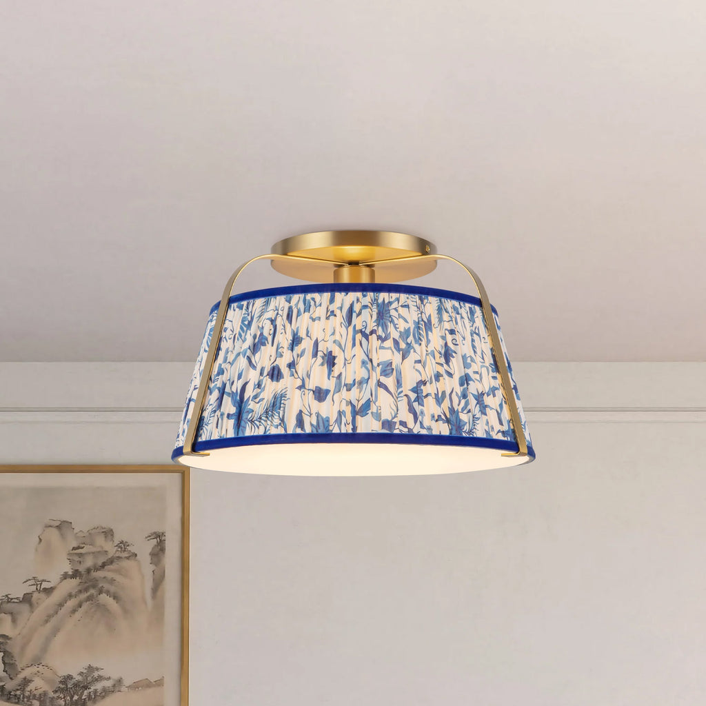 Scout 13-in Semi-Flush Mount