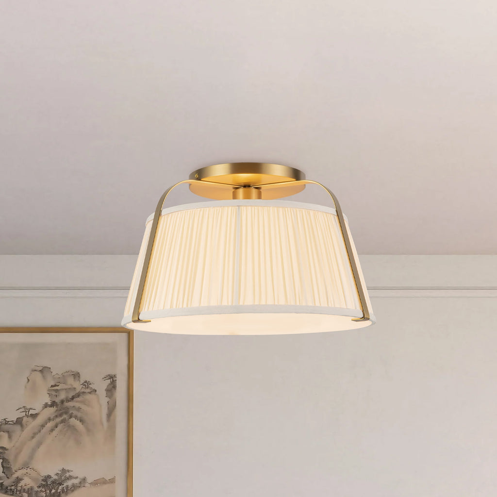 Scout 13-in Semi-Flush Mount