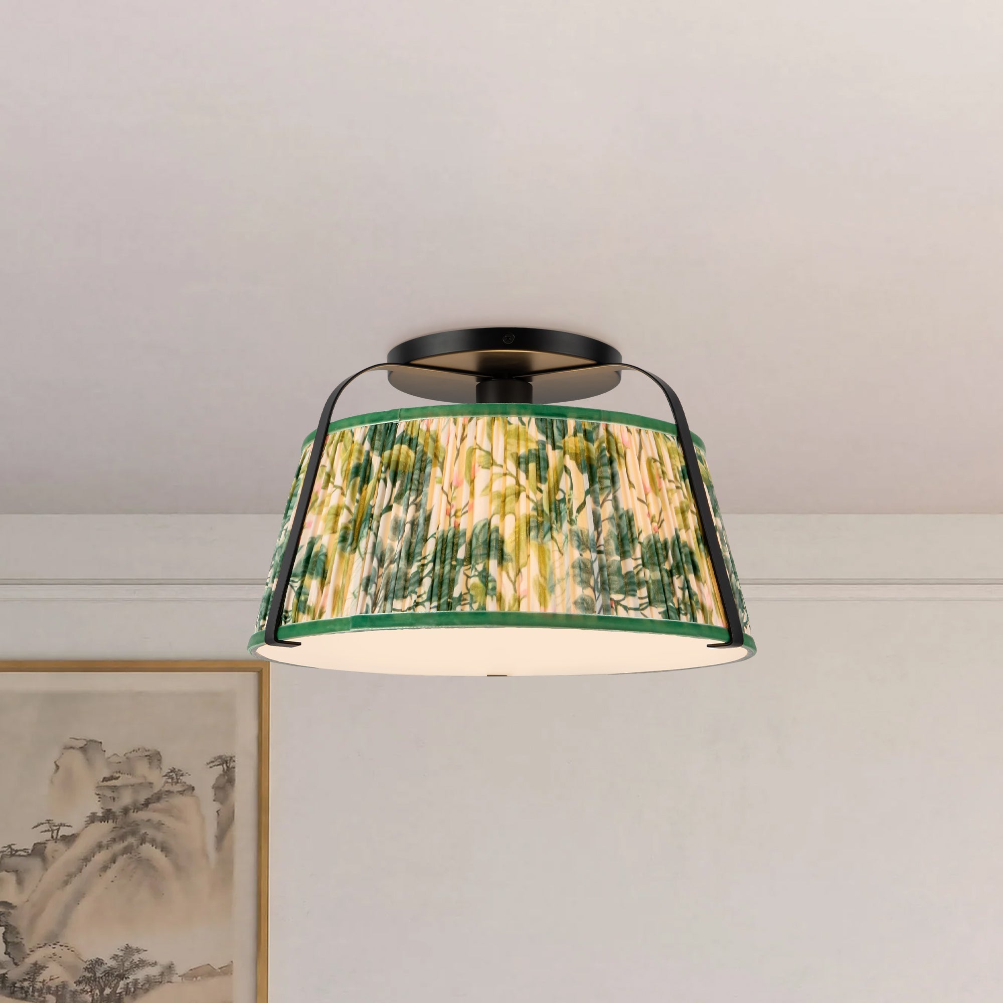 Scout 13-in Semi-Flush Mount