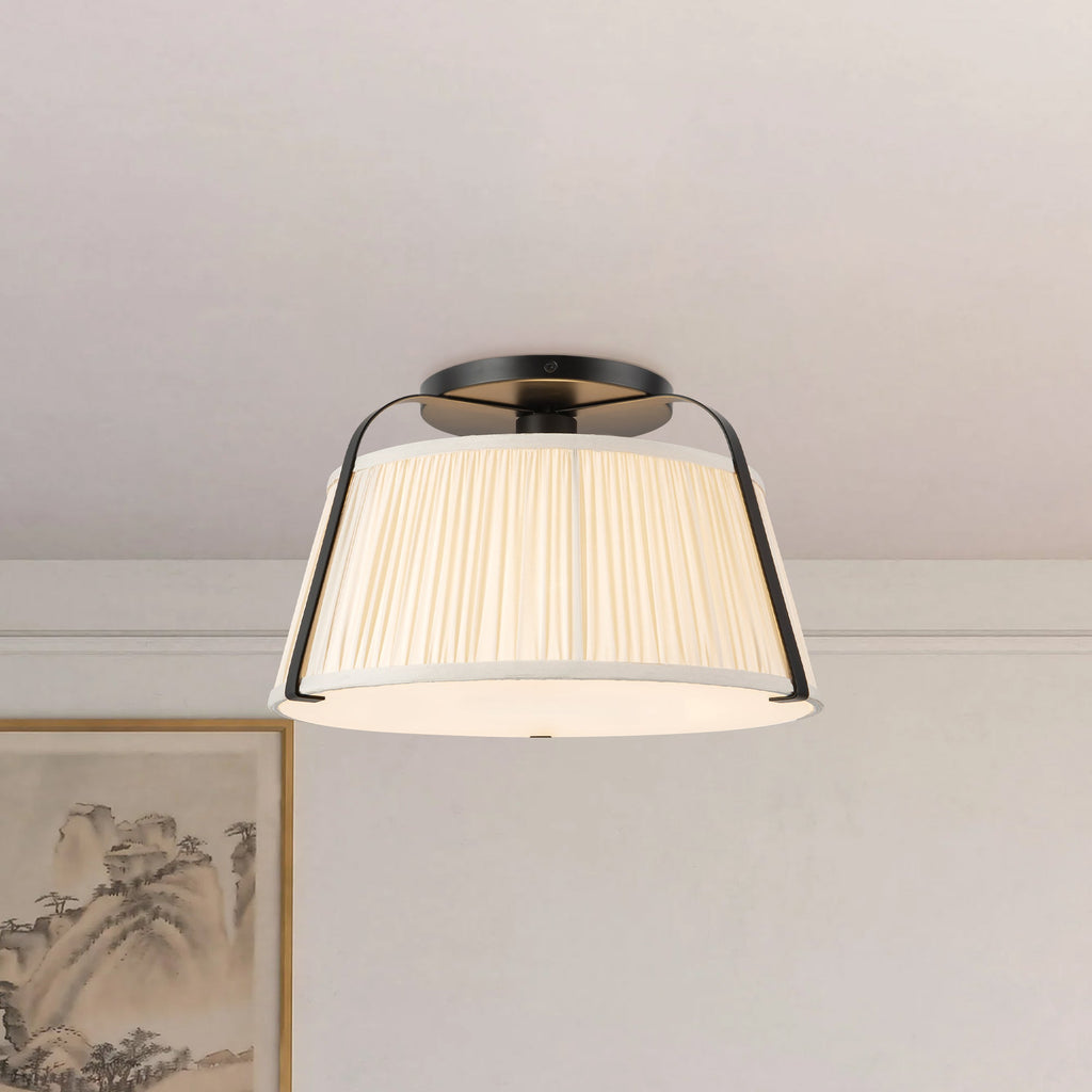 Scout 13-in Semi-Flush Mount