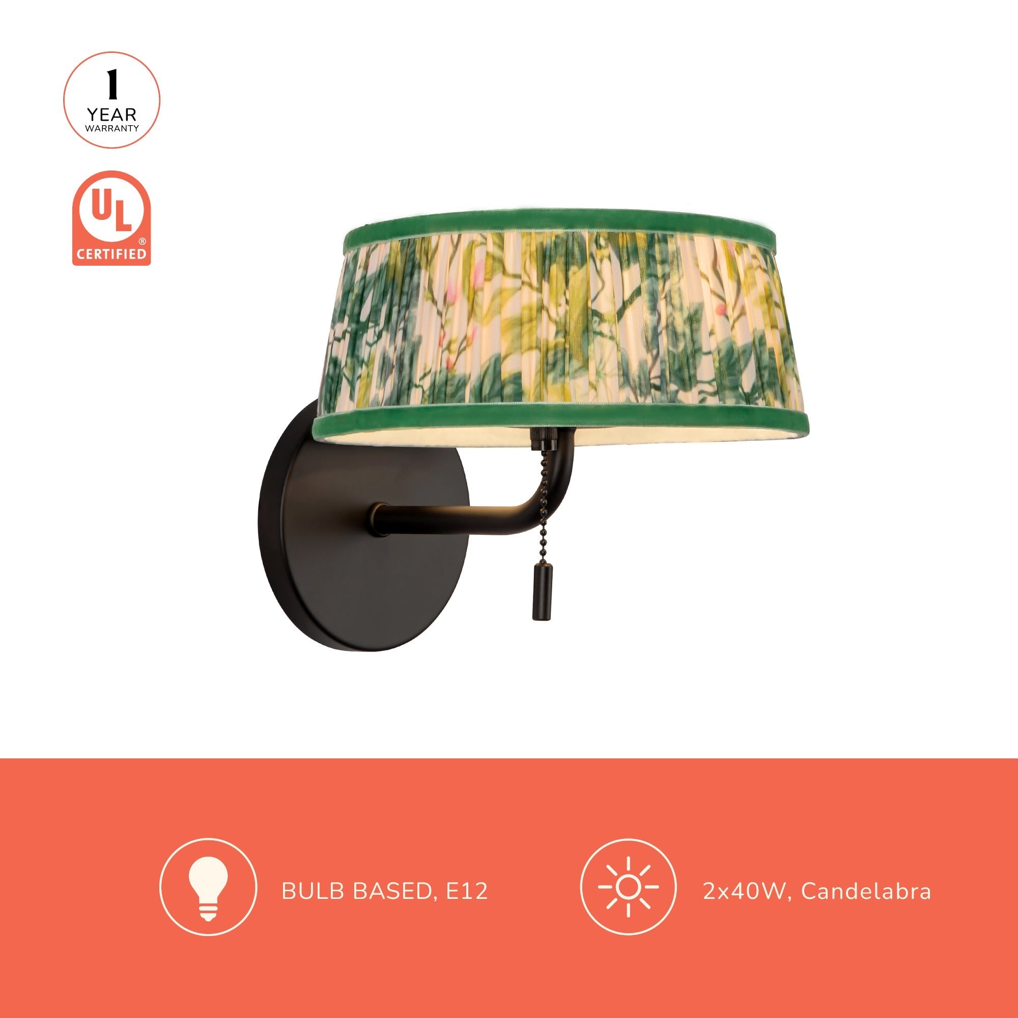 Scout 8-in Wall/Vanity Light