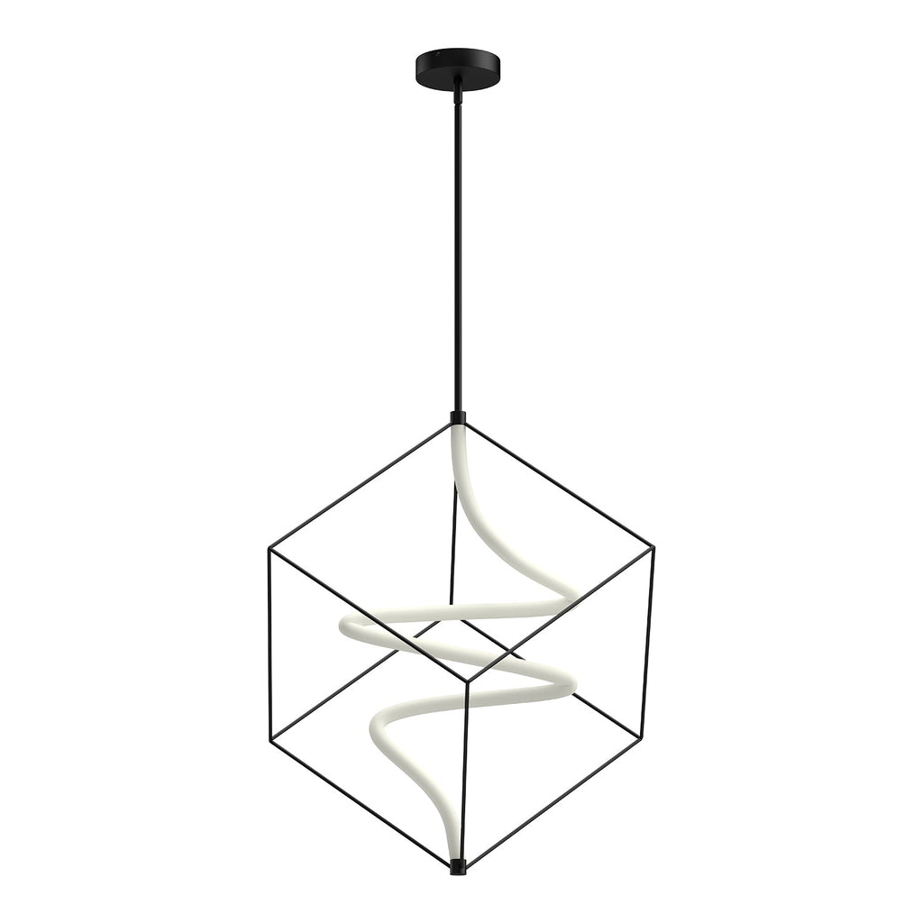 Script 26-in Pendant — Black [Universal Voltage]