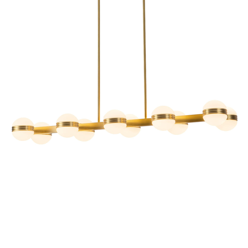 Selene 48-in Linear Pendant — Brushed Gold